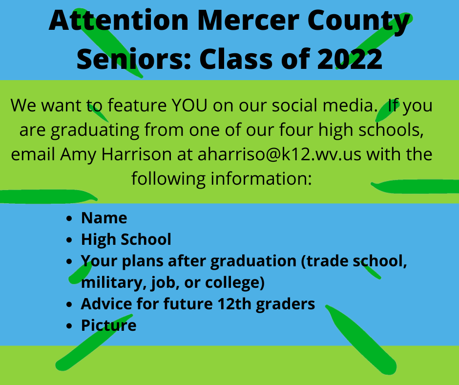 Calling for Senior Class information graphic