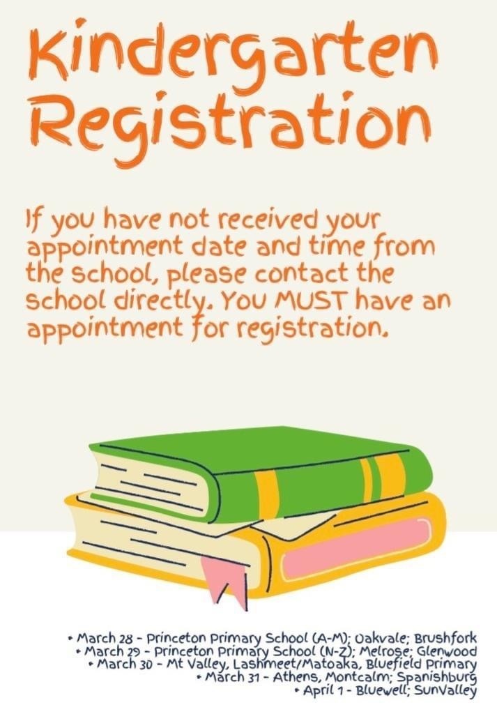kindergarten registration 