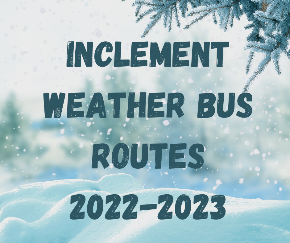 inclement weather bus routes